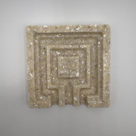 Speckled Cream Corian Soap Dish