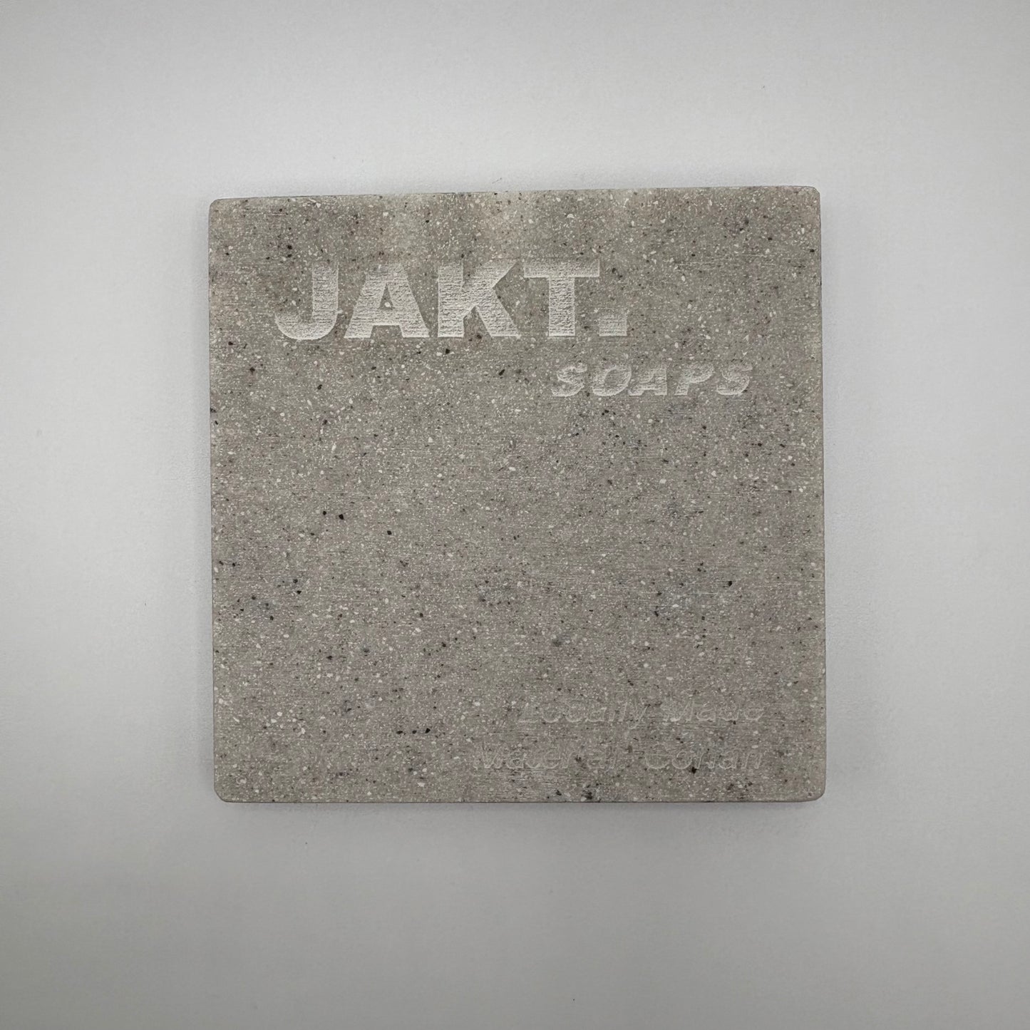 Speckled Light Gray & White Corian Soap Dish