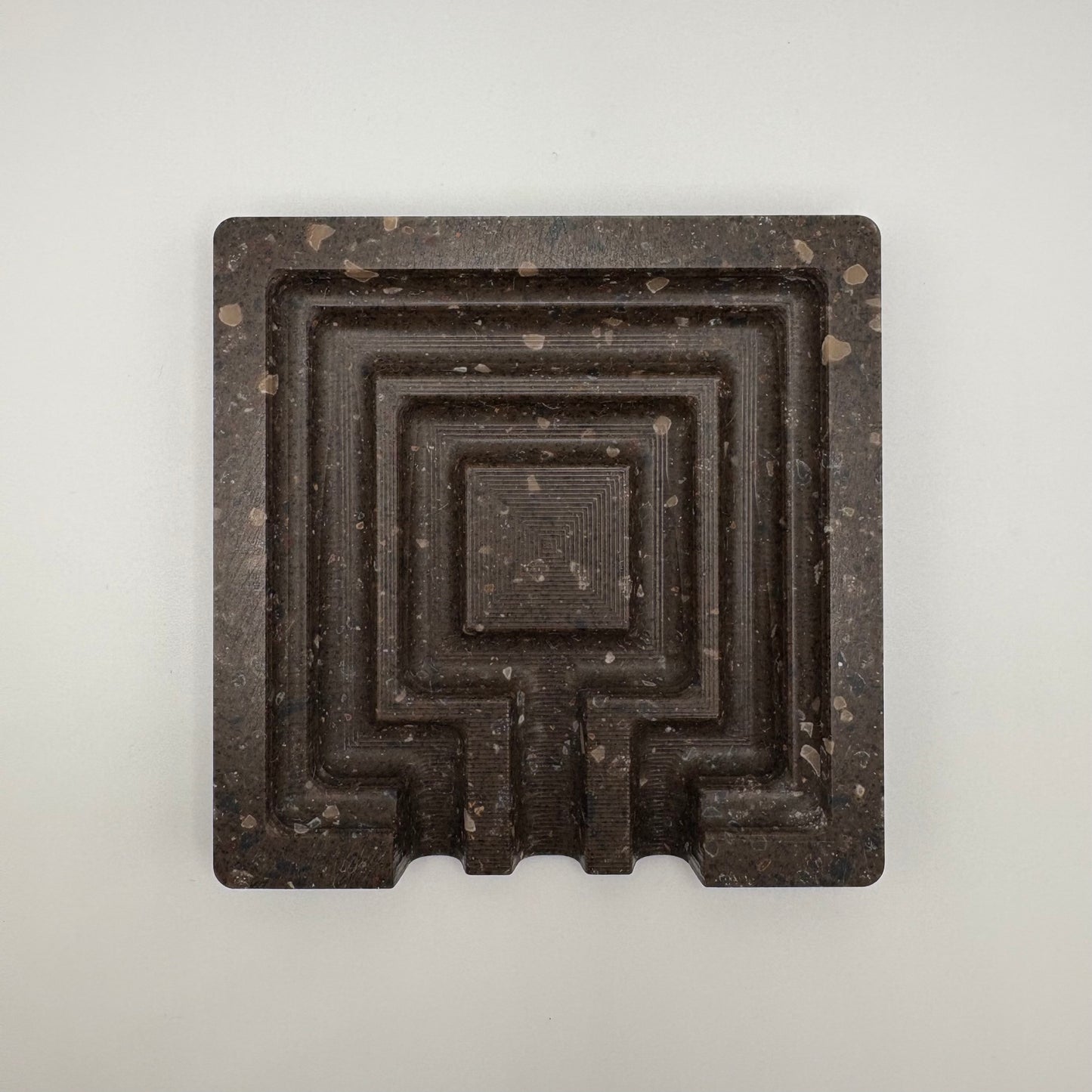 Speckled Brown Corian Soap Dish