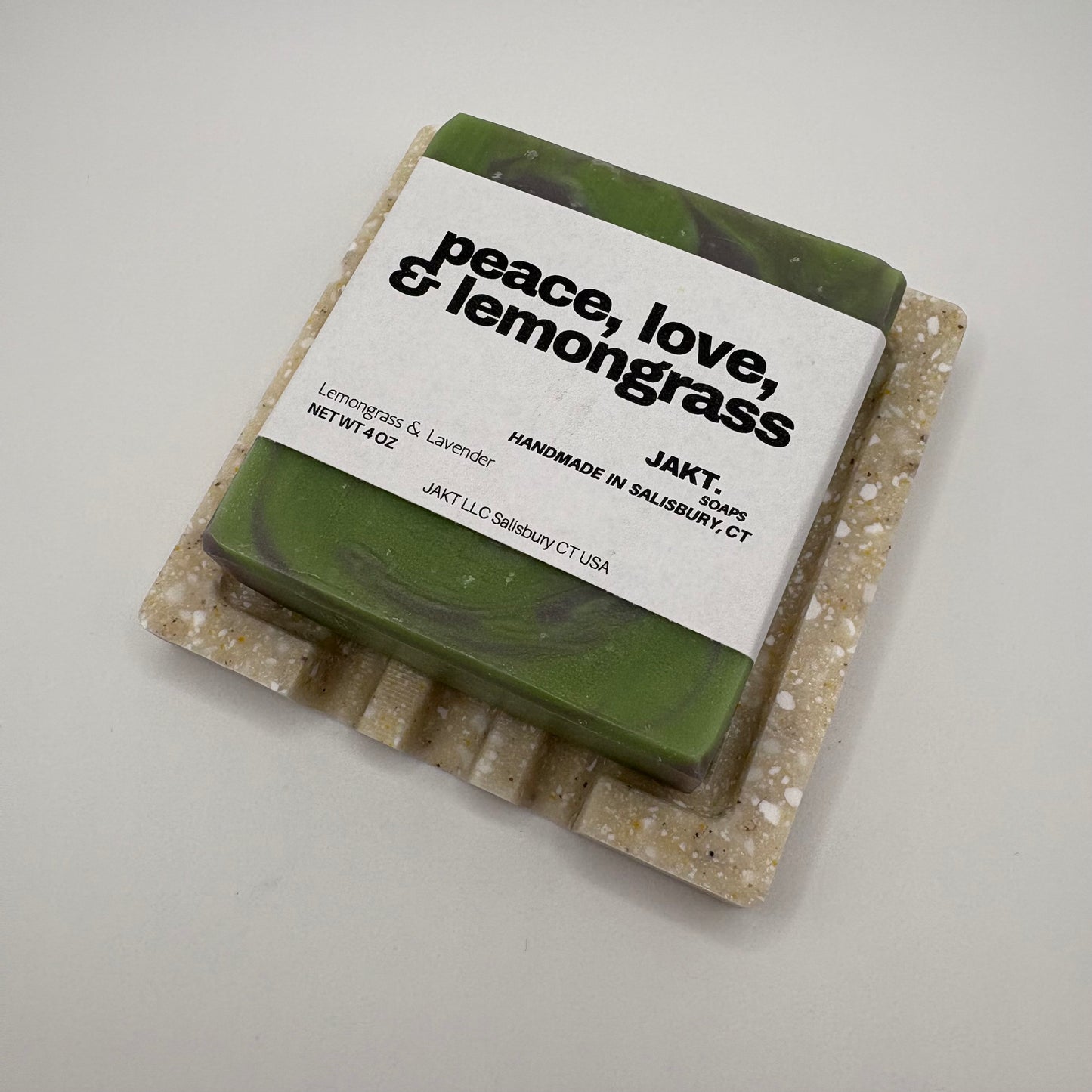 Speckled Cream Corian Soap Dish