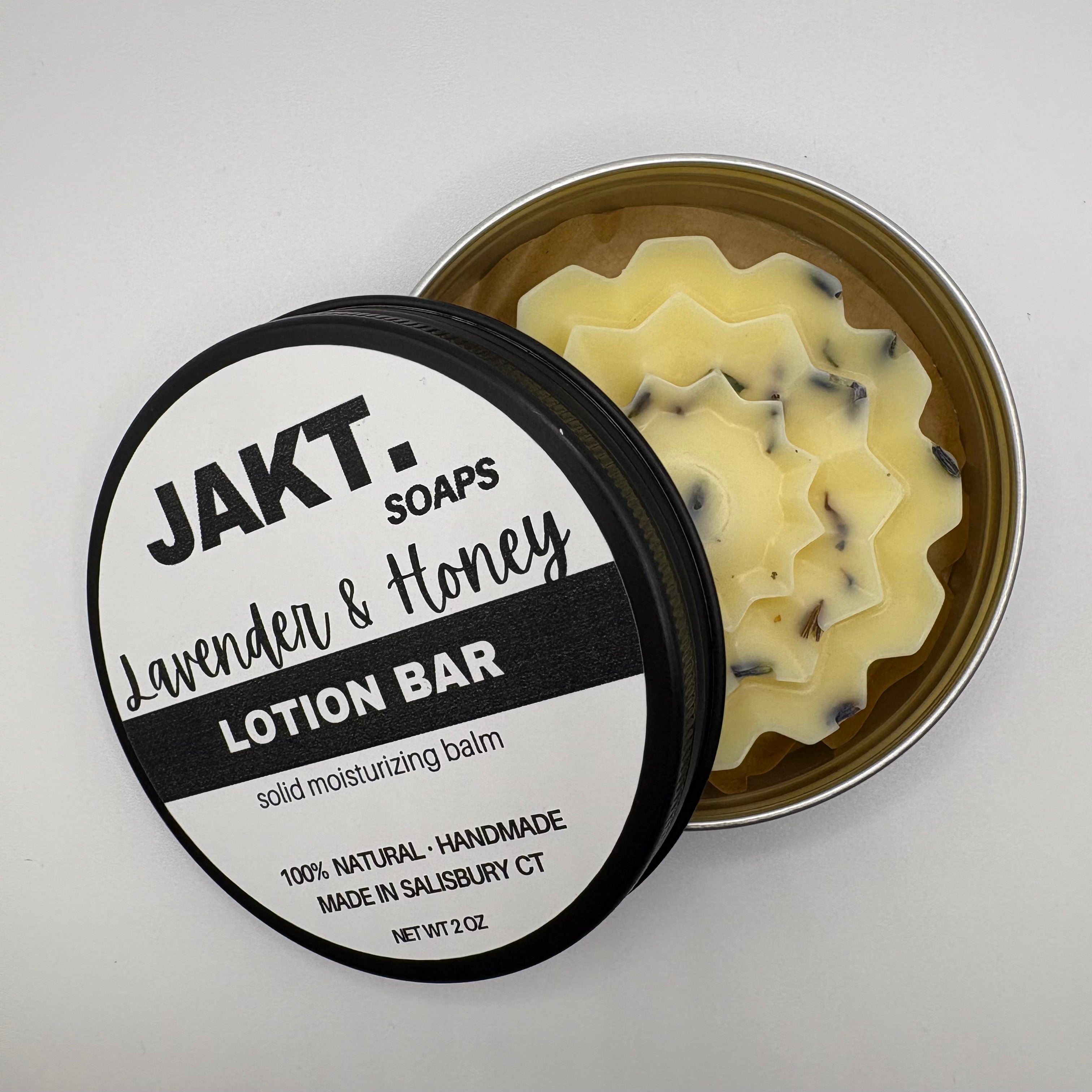 Lavender & Honey Lotion Bar – JAKT LLC